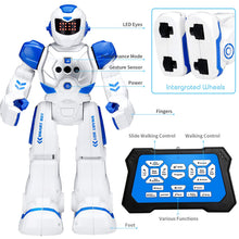 Load image into Gallery viewer, Robots Toy for Kids, RC Gesture Sensing Toy, Interactive Walking Singing Dancing Robot Birthday Presents
