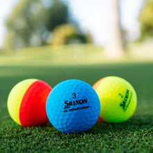 Load image into Gallery viewer, Srixon Q-Star Tour Divide Golf Balls, Blue/Yellow
