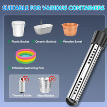 Load image into Gallery viewer, BSEED Portable Shower for Camping with Immersion Water Heater, 6000mAh Rechargeable Camping Shower with Intelligent LED Display, Outdoor Shower for Hiking, Travel, Pets &amp; Car Washing, Wartering Plants
