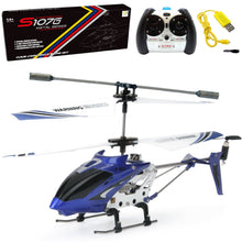 Load image into Gallery viewer, S107/S107G Phantom 3CH 3.5 Channel Mini RC Helicopter with Gyro Blue
