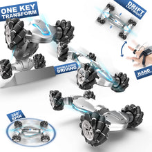 Load image into Gallery viewer, 1:10 Scale Gesture Sensing Rc Stunt Car, 4WD Remote Control Hand Controlled Transform , Double Sided Vehicle 360° Spins
