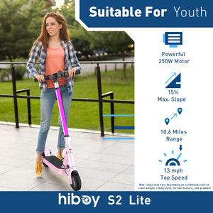 Electric Scooter, 350W Peak Motor, 13 MPH, 10.6 Mile Range, Foldable, Lightweight, UL 2272 Certified, Dual Braking System