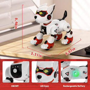 Robot Dog Toys for Kids Remote Control Interactive Robotic Pet Smart Programmable Puppy Electric Intelligent Robo