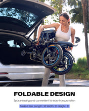 Load image into Gallery viewer, Electric Bike for Adults, 750W/1000W Peak Motor with Max 45/60Miles PAS Range &amp; 28/32MPH EBike, 16&quot; Folding Electric Bicycles
