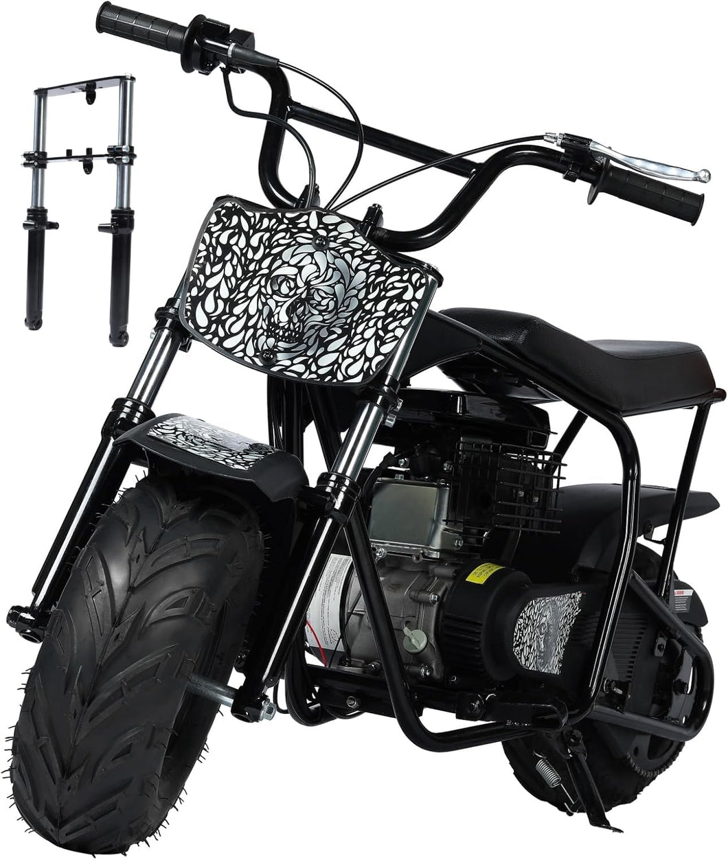 105CC 4-Stroke Mini Dirt Bike with Front Fork for Kids