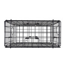 Load image into Gallery viewer, VEVOR Crab Trap, 2 Packs, 24.4x24.4x11.8 inch Heavy Duty Large Crab Pot Trap for Dungeness, Black PVC Coated Wire Mesh for Stealth, with Gauge, Red/White Float, 100ft Leaded Core Rope, and Gloves
