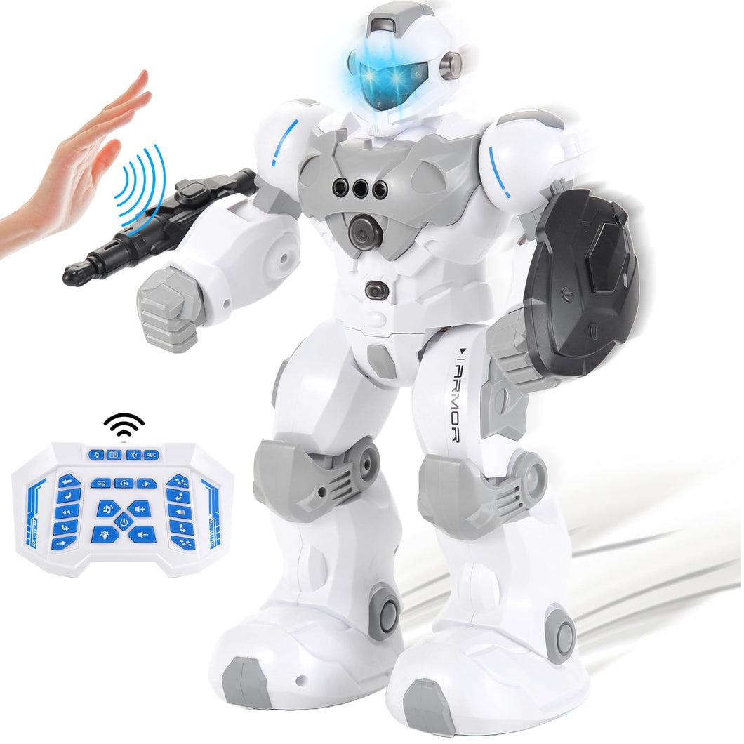 Remote Control Robot Toy for Kids | Rechargeable Smart Programmable RC Robot with 2.4Ghz Gesture Sensing