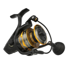 Load image into Gallery viewer, Penn Battle IV Size 4000 Spinning Fishing Reel, Full Metal Body and Sideplate, CNC Gear Technology, Hydro Armor Seals Critical Area from Water Intrusion, HT-100 Drag System
