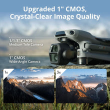 Load image into Gallery viewer, Drone with 1" CMOS Wide-Angle &amp; Medium Tele Camera, 4K/60fps HDR Video
