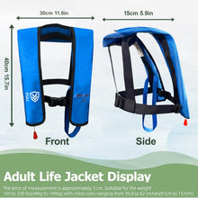Load image into Gallery viewer, HWAYAN | Manual Inflatable Life Jacket for Adults| Supports up to 330 lbs
