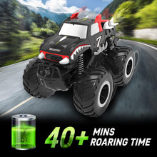 Load image into Gallery viewer, 1/16 Remote Control Monster Truck : 4x4 Off Road Waterproof Rc Jeep Combines Amphibious and All Terrain Traversal (Red Pickup)
