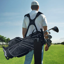 Load image into Gallery viewer, Tangkula Golf Stand Bag with 6 Way Top Dividers, Black
