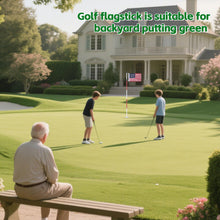 Load image into Gallery viewer, Golf Flagstick 6 ft, 3 Pack Double-Side USA Golf Pin Flag for Putting Green
