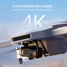 Load image into Gallery viewer, 3-Axis Gimbal 4K GPS Drone, Under 249g, 32 Mins Flight, 6KM Long Range Transmission, Visual Tracking, 4K/30FPS QuickShots, 12MP Photo
