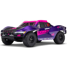 Load image into Gallery viewer, RC Truck 1/10 Fury 2wd 223S BLX Brushless Short Course Truck RTR (Battery and Charger Not Included) with DSC, Purple
