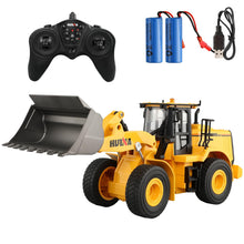 Load image into Gallery viewer, 2.4GHz Remote Control Bulldozer Toy, 1/16 Fully Functional Engineering Vehicle, Remote Control Engineering Bulldozer, Birthday/Halloween
