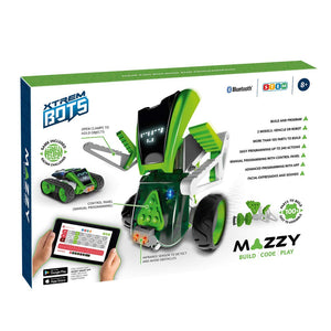 Play Visions Buildable & Programmable Toy Robot Kit for Kids - Bring Mazzy to Life - Create an Interactive Android or Rover Vehicle Model