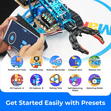 Load image into Gallery viewer, Ultimate 10 in 1 Robot Building Toys, Robotics Kit App Remote Control Robot Toys Compatible with Arduino C &amp; Raspberry Pi
