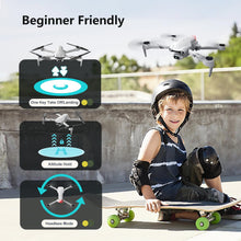 Load image into Gallery viewer, F10 Foldable Drone with Camera for Adults, Brushless Motor, 1080P HD FPV Live Video, Altitude Hold, Headless Mode,3D Flips

