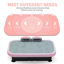 Load image into Gallery viewer, Silent Vibration Plate Exercise Machine for Weight Loss, (Light Pink)
