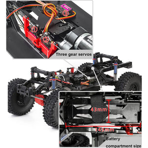 Hobby Grade 1:10 Scale Remote Control Truck, 4WD High Speed 30 Kmh All Terrains Electric Toy Off Road RC Truck Vehicle Car