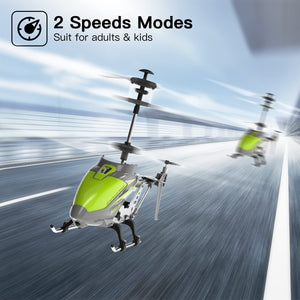 Remote Control Helicopter, SYMA S107H Mini RC Helicopter with Gyro, Altitude Hold, One Key Take Off/Landing for Adults Kids(Green)