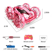 Load image into Gallery viewer, Amphibious Remote Control Car Boat for Kids, 4WD RC Stunt Car with Waterproof Remote Control, 2.4GHz Gesture RC Cars
