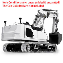Load image into Gallery viewer, 1/14 LESU RC Hydraulic Excavator Metal Unpainted Unassembled for LR945 3-Arm RC Digger Model KIT Motor
