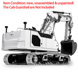 1/14 LESU RC Hydraulic Excavator Metal Unpainted Unassembled for LR945 3-Arm RC Digger Model KIT Motor
