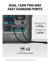 Load image into Gallery viewer, Anker SOLIX C300 DC Portable Power Station with Protective Bag, 288Wh, 300W

