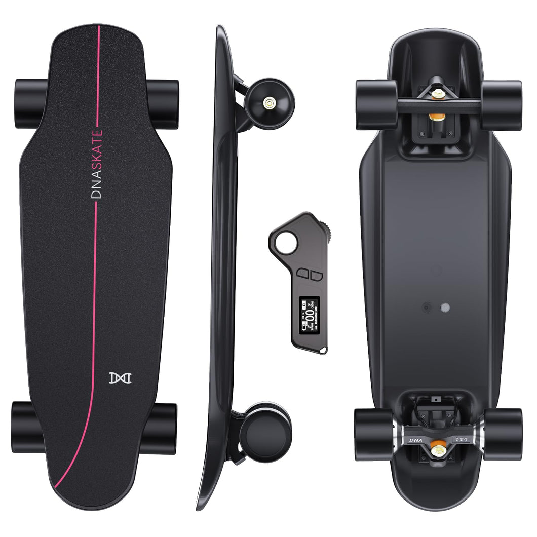 Electric Skateboard with Remote, 15/22Mph Top Speed,9/15/Miles Range,400/800W Hub-Motor, Skateboard (M8Pro Max-400W*2-15Miles)