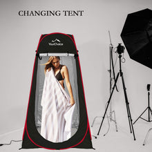 Load image into Gallery viewer, Your Choice Pop-Up Shower Tent, 47.2W"x74.8"H Changing Tent - Black
