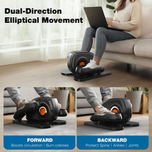 Load image into Gallery viewer, OLIXIS Under-Desk Elliptical Machine - Modern Black - 2026 New Model
