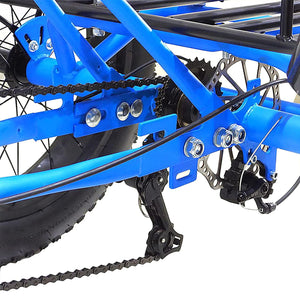 Adult Tricycle Bike, Three Wheel Cruiser, 20-Inch Wheels, Low Step-Through Aluminum Frame, Adjustable Handlebars, 7-Speed