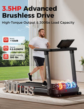 Load image into Gallery viewer, Renestar Treadmill for Home with 25% Auto Incline
