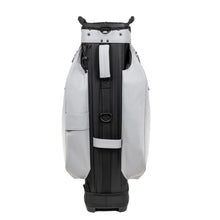 Load image into Gallery viewer, KRADUL - LUX Cart Bag – Lightweight Vegan Leather Golf Cart Bag with Waterproof Pockets, Organized Club Dividers &amp; Cart Strap Tunnel (Fossil Gray)
