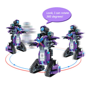 STEM Building Block Toy RC Robot for Kids, App Controlled & Remote Control Robotic Toy for Boys and Girls