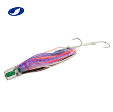 Load image into Gallery viewer, OCEAN CAT Set of 10 Pcs Offshore Big Game Trolling Lure for Marlin Tuna Mahi Dolphin Durado Wahoo Trolling Lures Free Mesh Bag (Mixed - Crystal Head - 10pcs)
