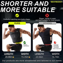 Load image into Gallery viewer, BeatBoost Weighted Vest Men 20 lb Adjustable Weighted Vest with Steel Plates Weights for Walking Strength Training Running Workout
