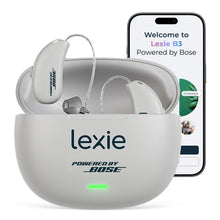Load image into Gallery viewer, Lexie B3 OTC Hearing Aids Powered by Bose Sound Technology - Light Gray
