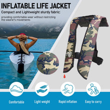 Load image into Gallery viewer, VOGUCCLO | Manual Inflatable Life Jacket for Adults| Supports up to 330 lbs
