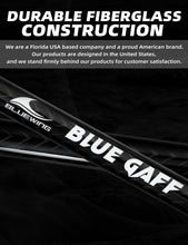 Load image into Gallery viewer, BLUEWING 5ft Heavy Duty Fiberglass Fishing Gaff with 2in Stainless Steel Hook for Tuna Shark Marlin Big Game Saltwater Fish
