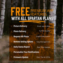Load image into Gallery viewer, Spartan Camera GoLive3 Best Hunting Trail Camera, Live Streaming, 96° Wide Angle, Motion Activated, On-Demand FHD Photos and 1080p Videos, Built-in Lithium Battery, Blackout IR Flash,GPS, Weatherproof
