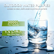 Load image into Gallery viewer, Water Filtration System Survival, Water Purifier Survival for Camping
