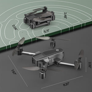 Foldable FPV Drone with 1080P WiFi Camera for Adult Beginners and Kids; Voice Gesture Control RC Quadcopter