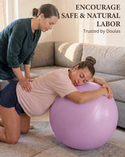 Load image into Gallery viewer, Trideer Pregnancy Birthing Ball, 1.7mm Extra Thick Yoga Ball for Maternity,1000LB Anti-Burst Non-Slip Stability Ball
