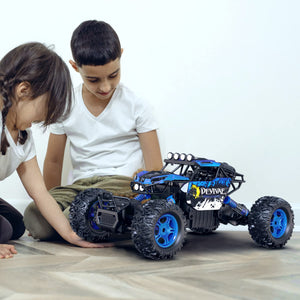 1:12 Large Remote Control car for Boys Kids with Lifting Function,4WD RC Cars Electric Monster Truck Toy Gifts 4X4 Off-Road (Blue)