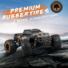 Load image into Gallery viewer, 1:16 Scale Remote Control Car, 4WD 45KM/H High Speed RC Truck with Brushless Motor, 2.4GHz All Terrain (Orange)
