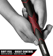 Load image into Gallery viewer, CHAMPKEY Golf Swing Trainer - Tempo &amp; Flexibility Training Aids Warm-Up Stick Ideal for Golf Indoor &amp; Outdoor Practice (Red, 48 Inches)
