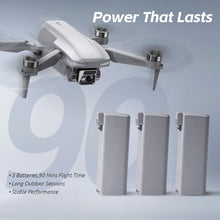 Load image into Gallery viewer, GPS Drone with EIS 4K Camera for Adults , RC Drones with 4.5 inch HD Screen on Controller, Auto Return, 3 Batteries for 90 min Flight Time, 3280 FT Long Control Range Transmission, Circle Fly and Follow Me Mode, Foldable Quadcopter for Beginner, Under 249

